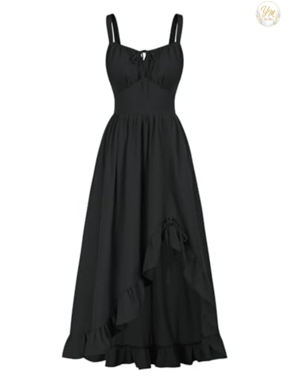 Women Renaissance Corset Dress Flowy Gothic Sundress